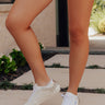The Prime Faux Leather Embellished Sneaker Image - 1