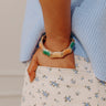 Vacay Bliss Hinge Bangle Bracelet in Camel Image - 1
