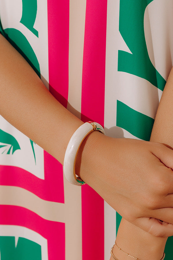 Sweet Moment Hinge Bangle Bracelet Image - 1