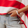 Sweet Moment Hinge Bangle Bracelet Image - 1