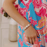 On Holiday Hinge Bangle Bracelet in Champagne Image - 1