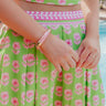 Vacay Chic Hinge Bangle Bracelet in Pink Image - 1