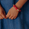 Vacay Chic Hinge Bangle Bracelet in Red Image - 1