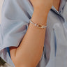 Lucky To Have You Hinge Bangle Bracelet Image - 1