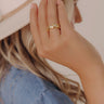 Living Glitzy Cubic Zirconia Ring Image - 1