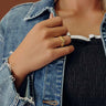 Living Glitzy Cubic Zirconia Ring Image - 1
