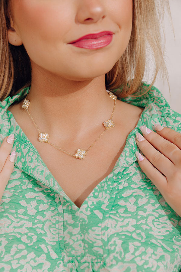 Sweet Sparkle Cubic Zirconia Necklace