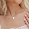 Loving Embrace Mother Of Pearl Necklace Image - 1