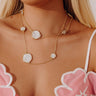 Oceanside Views Mother Of Pearl Wrap Necklace Image - 1
