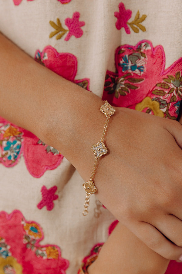 Sweet Sparkle Cubic Zirconia Bracelet Image - 2