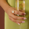 Sweet Sparkle Cubic Zirconia Ring in Citrine Image - 1