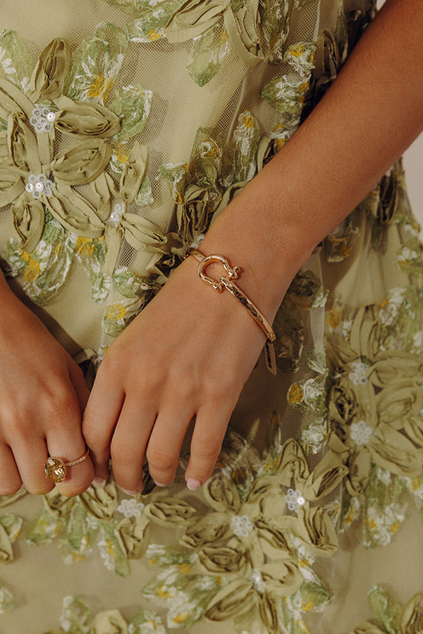 Lucky Days Hinge Bangle Bracelet Image - 1