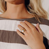 Loving Embrace Mother Of Pearl Ring Image - 1