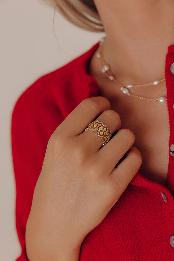 Full Of Glam Cubic Zirconia RIng