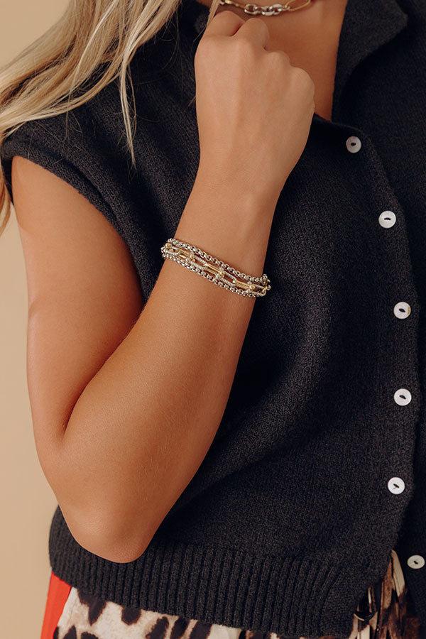 City Muse Layered Magnetic Bracelet