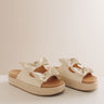 Lil Bit Knotty Faux Leather Sandal in Ivory Image - 1