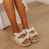 Lil Bit Knotty Faux Leather Sandal in Ivory Image - 1