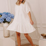 Darling Day Gauze Mini Dress in Ivory Image - 1