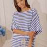 Seaside Lounge Terry Knit Stripe Tee Image - 1