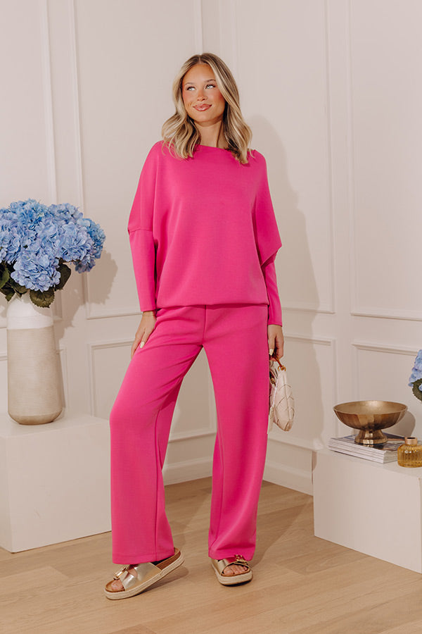 Everyday Darling Dolman Scuba Long Sleeve Tee Image - 3