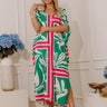 Coastal Cabana Caftan Midi Dress Image - 1