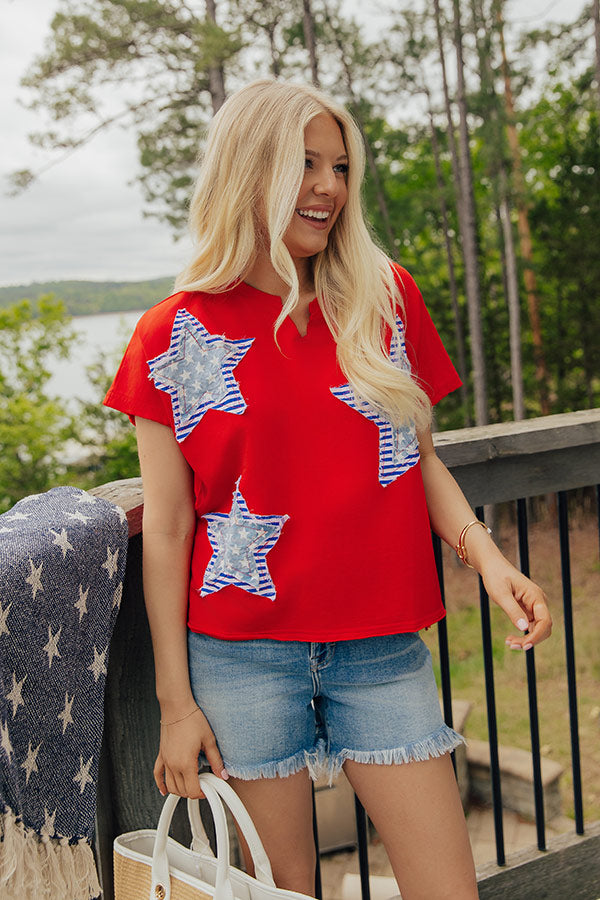 Seeing Stars Patchwork Top