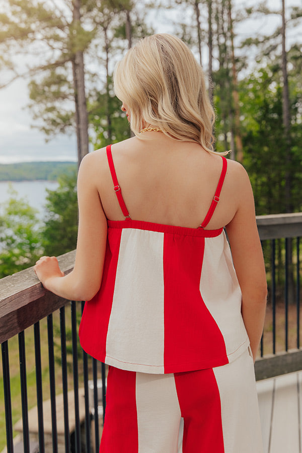 Cape Weekend Stripe Tank Image - 4