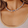 Yacht Club Chic Ceramic Pearl Station Necklace Image - 1