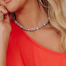 Yacht Club Chic Ceramic Pearl Station Necklace Image - 1