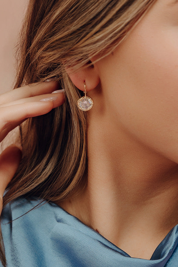 Rooftop Soiree Cubic Zirconia Drop Earrings Image - 2