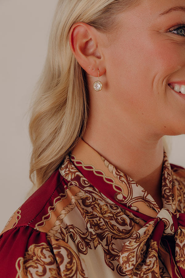 Rooftop Soiree Cubic Zirconia Drop Earrings