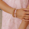 Lovely Layers Stretch Bracelet Set in Light Pink Image - 1