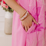 Lovely Layers Stretch Bracelet Set in Light Pink Image - 1
