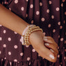 Lovely Layers Stretch Bracelet Set in Light Pink Image - 1