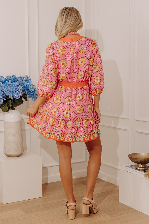 Mosaic Muse Mini Dress Image - 3