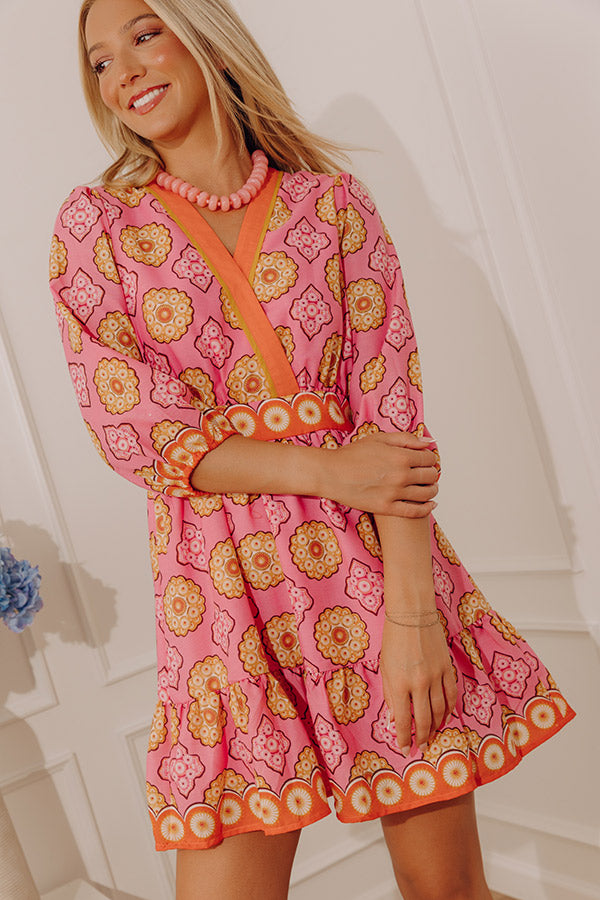 Mosaic Muse Mini Dress Image - 5