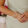 Lovely Layers Stretch Bracelet Set in Ivory Image - 1