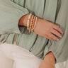 Lovely Layers Stretch Bracelet Set in Ivory Image - 1