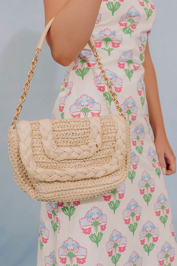 Vacay Bliss Woven Straw Purse Image - 1