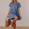 Bistro Babe Denim Mini Dress Image - 1