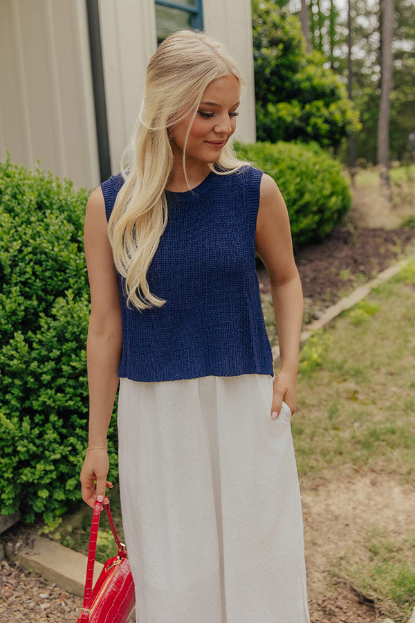 Lakehouse Muse Mixed Media Midi Dress Image - 3