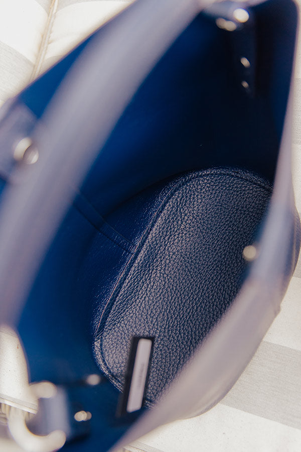 Yacht Club Chic Faux Leather Tote Image - 3