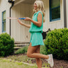 Coastal Club Midrise Skort in Light Emerald Image - 1