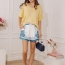 Coffee Run Cutie Knit Top in Yellow Image - 1