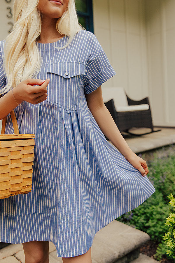 Nantucket Muse Stripe Mini Dress Image - 2