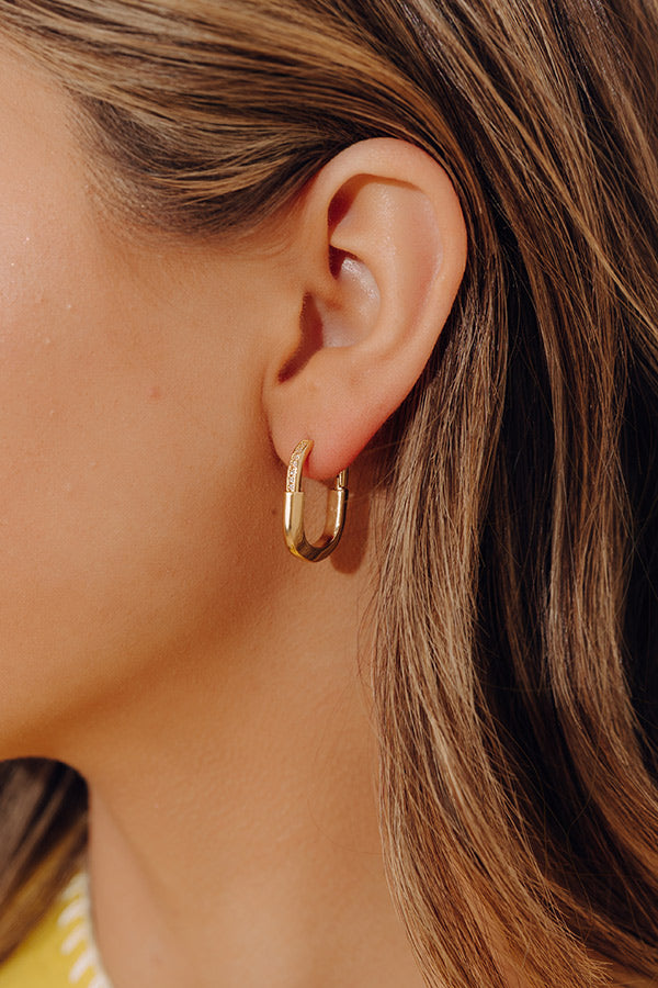 Classic Moment Huggie Hoop Earring Image - 2