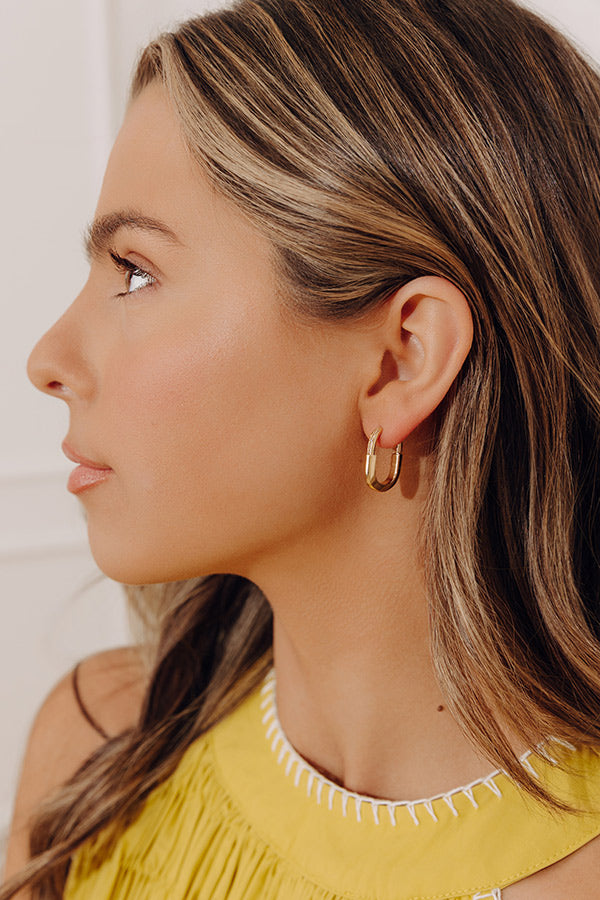 Classic Moment Huggie Hoop Earring Image - 1