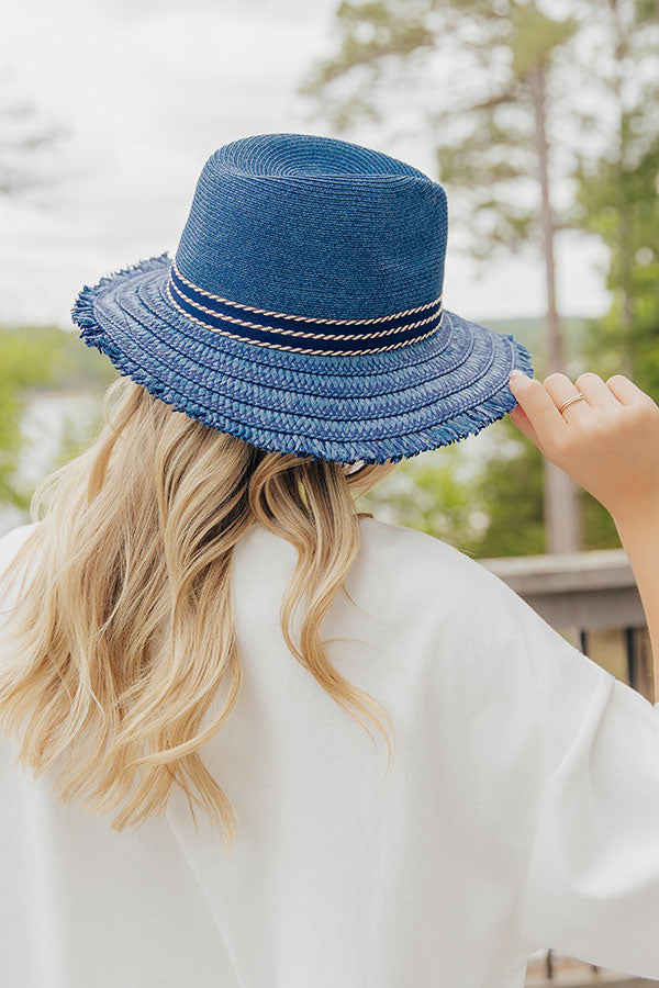 Sunny Days Chic Raffia Woven Fedora Image - 2
