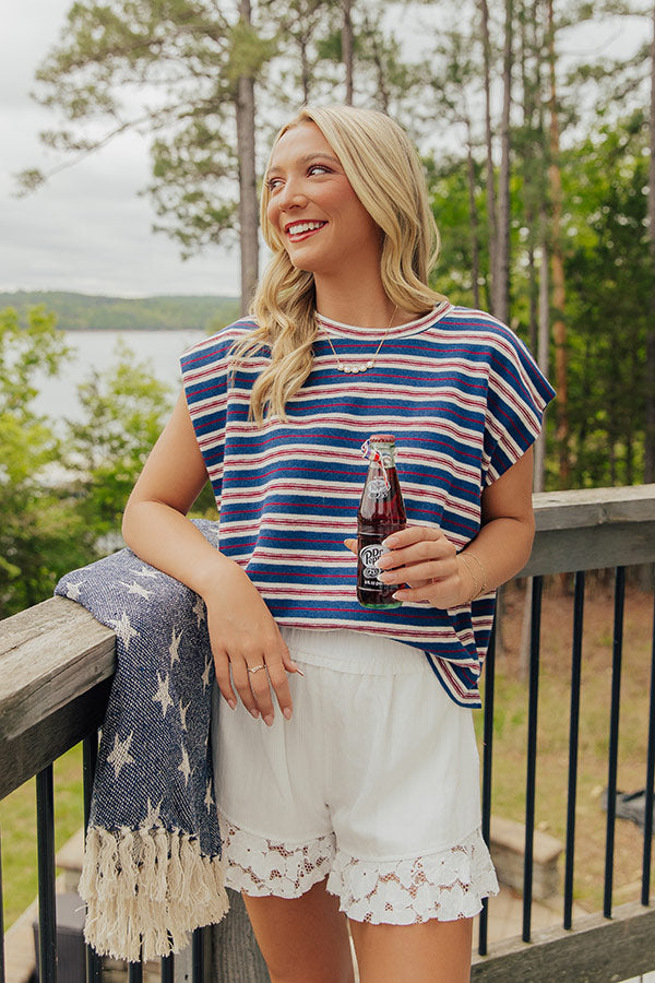 Lake Day Ready Stripe Tee Image - 1