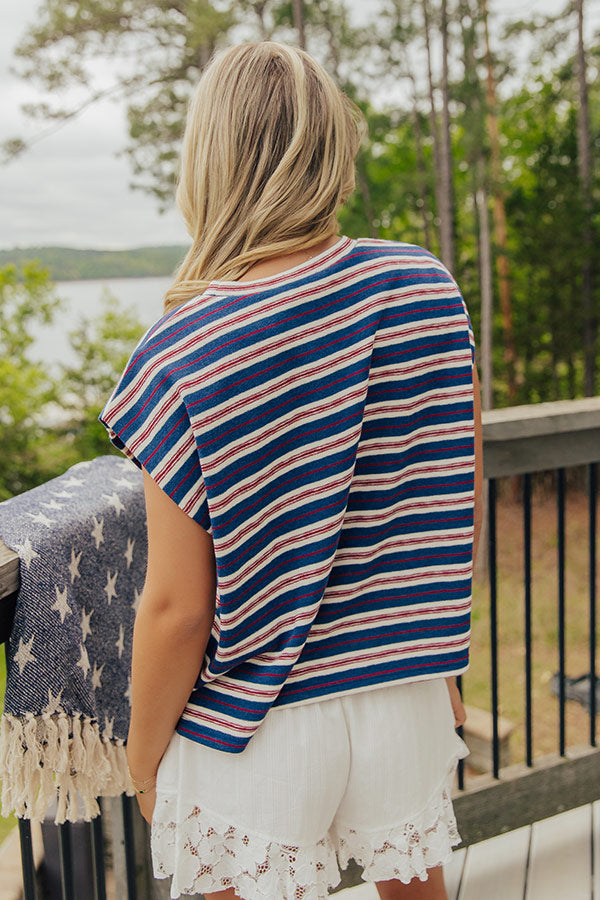 Lake Day Ready Stripe Tee Image - 5